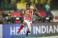 Jewel Raja plays in midfield